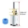 Fielect DC 12V 1000RPM Mini Metal Gearwheel Micro Speed Reduction Motor Mini Gear Box Motor N20