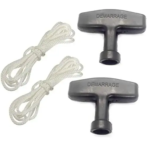 Liofairy Pull Cord Handle Starter Rope for Lawn Mower Replacement H-onda GX160 GX200 GX240 GX270 GX340 GX390 Pull Starter (Pack of 2)