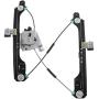 Front Passenger Side Power Window Regulator and Motor Assembly Compatible with Cadillac SRX 2010-2015 Saab 9-4X 2011