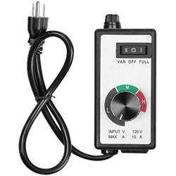 ELEOPTION Variable Fan Speed Controller, Hydroponics Inline Fan And Mini Blower for Inline Duct Fans Mini Blower Booster Fans, 120V