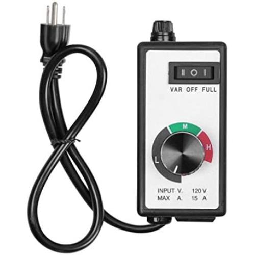 ELEOPTION Variable Fan Speed Controller, Hydroponics Inline Fan And Mini Blower for Inline Duct Fans Mini Blower Booster Fans, 120V
