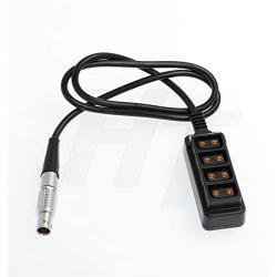HangTon Ronin 2 6 Pin to D-tap P-tap Adapter Power Splitter 1 to 4 for DJI 14.4V Port to Monitor, Focus Motor, Camera