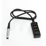 HangTon Ronin 2 6 Pin to D-tap P-tap Adapter Power Splitter 1 to 4 for DJI 14.4V Port to Monitor, Focus Motor, Camera