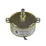 CHANCS TYD-50 Small Synchronous Gear Motor AC 110V 5-6RPM CCW Torque Flush Shaft 11mm for School Project