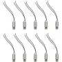 Hxchen DC1.5-3.7V 6mm x 10mm Vibration Motor Miniature Micro Vibration Coreless Motor 11000RPM Small Electric Motors with 2 Wires - (10Pcs)