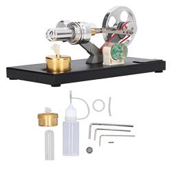 Hot Air Stirling Engine Motor, Children Science Projects Tabletop Tech Toy Stirling Engine Motor Mechanical Learning Imaginative for Classroom Presentations