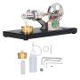 Hot Air Stirling Engine Motor, Children Science Projects Tabletop Tech Toy Stirling Engine Motor Mechanical Learning Imaginative for Classroom Presentations
