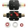 30A Inline Circuit Breaker Reset Fuse, PowMr Reset Fuse Holder 30 amp with Manual Reset for 12V-24V DC Car Audio, Stereo Switch and Solar Inverter System(2 Pack)