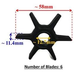 Boat Motor Water Pump Impeller For Mercury Outboard (6 8 9.9 15 HP) 47-42038 Sierra 18-3062 Motor Engine
