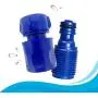 Seaworks Marine Outboard Engine Flush Connect Kit, for Outboard Engines Including Mercury, Yamaha, Suzuki, Mariner and More, Blue