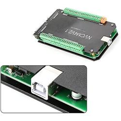 6 Axis NVCM USB Stepper Motor,Motion Control Card Breakout Board,USB Interface,CNC Controller Card,Aluminum Shell for Stepper Motor