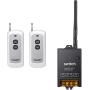 dstfuy Remote Control Switch 12V,DC 12V/24V/48V/72V/40A Relay, Wireless RF Switch with 984FT Long Range,Remote Switch for Anti-Theft Alarms,Roller Lind Door,Gate Barriers(New)