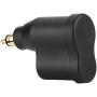 Tgoon Plug USB Charger, Adapter for Plug Outlet Motorcycle Dual USB Charger Power Adapter Cigarette Lighter for Hella DIN Plug