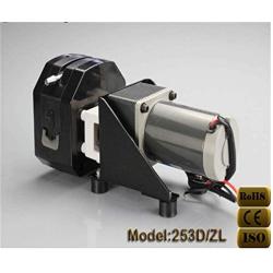Quick Tubing Load Industrial High Flow Peristaltic Pump DC Motor 24 V with Silicon Tubing Wall Thickness of 2.4 Mm Silicone Water Fluid Dispense (Pump+motor+controller)