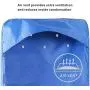 Explore Land Outboard Motor Cover - Waterproof 600D Heavy Duty Boat Engine Hood Covers - Fit for Motor up to 25 HP, Blue