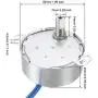 uxcell Electric Synchronous Synchron Motor Turntable Motor 100-127 VAC 50-60Hz CCW/CW 4W 5-6RPM