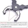 FPVKing RC Motor Grip Pliers Propeller Remover Quick Relase Wrench Tool for DJI Phantom 3 and 13XX-23XX Series Motors