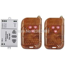 Calvas AC 220V Motor RF Wireless Remote Control Switch 220V UP&DOWN Remote controller Motor Forwards Reversing Remote Switch
