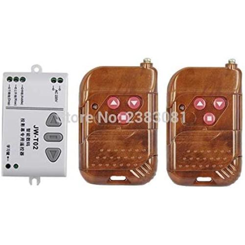 Calvas AC 220V Motor RF Wireless Remote Control Switch 220V UP&DOWN Remote controller Motor Forwards Reversing Remote Switch