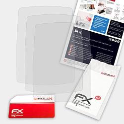 atFoliX Screen Protector Compatible with TwoNav Aventura Motor Screen Protection Film, Anti-Reflective and Shock-Absorbing FX Protector Film (3X)