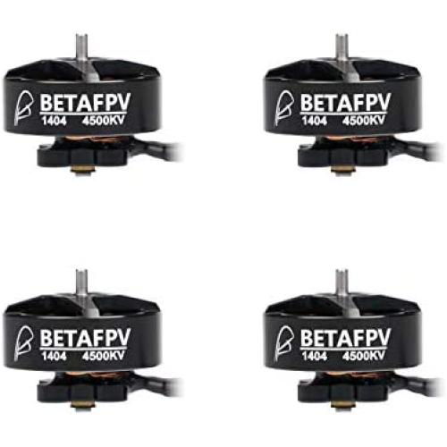 BETAFPV 4pcs 1404 4500KV Brushless Motor 4S FPV RC Motor for F4 AIO 20A Toothpick Flight Controller 4S FPV Whoop Drone Quadcopter Like Beta95X V3 Pusher Drone