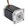 STEPPERONLINE Nema 23 Stepper Motor 2.83Nm 4A 8-Wire 6.35mm Dual Shaft CNC Mill Lathe Router