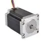 STEPPERONLINE Nema 23 Stepper Motor 2.83Nm 4A 8-Wire 6.35mm Dual Shaft CNC Mill Lathe Router
