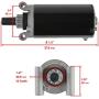 Caltric compatible with Starter Toro Tractor Gt2100 Gt2200 Gt2300 23Hp 25Hp 26Hp 2006 2007 2008 Kohler