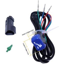 Yixin 5006358 Trim Tilt Switch Compatible with Johnson Evinrude OMC Outboard Motor Side Mount Remote Control Box with PT