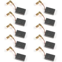 UNIMORE Electric Motor Carbon Brushes for Power Tool Repair Parts, 16 x 11 x 5mm, Pack of 10