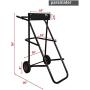 LEADALLWAY Outboard Boat Motor Stand Carrier Cart Dolly Storage Pro Heavy Duty Multi Purposed Engine Stand