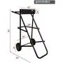 LEADALLWAY Outboard Boat Motor Stand Carrier Cart Dolly Storage Pro Heavy Duty Multi Purposed Engine Stand