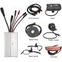 SPYMINNPOO Electric Motor Controller, 36V/48V 30A Waterproof Speed Controller with S810 Display Kit for E-Bike Motor