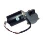 AZSSMUK DC Permanent Magnet Carbon Brush Garage Door Gear Motor Reversible Power 30W (12V, Left Double-Flat Shaft, 50RPM)