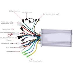 Vbest life Speed Controller Kit, 500W 24V-60V Brushless Speed Controller with Waterproof LCD Display Panel for Electric Bicycle Scooter