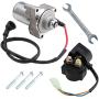 Stylemafia 3 Bolt Starter Motor Starter Solenoid Relay fit for 50cc 70 cc 90cc 100cc 110cc 125cc 4 Stroke Quad Wheelers ATVs Taotao SSR Roketa Go Karts Pit Bike Jonway SunL Dune Buggy Coolster