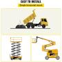 Mophorn Hydraulic Power Unit Single Acting Hydraulic Pump 4 Quart Dump Truck Hydraulic Pump 12V DC Hydraulic Pump Dump Trailer 3200PSI (Steel, 4 Quart Single Acting)