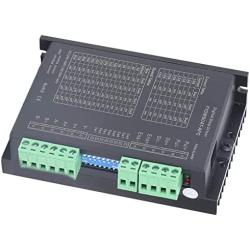 Omabeta Digital Stepper Driver, DC24-50V Adjustable Current Motor Controller Less Vibration for 56mm 60mm 86mm Series