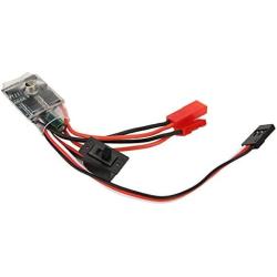 Keen so RC Speed Controller, 2 Way 30A Brushed ESC Bidirectional Current Control Brush ESC for 1/16 1/18 1/24 Car Boat(with Brake)