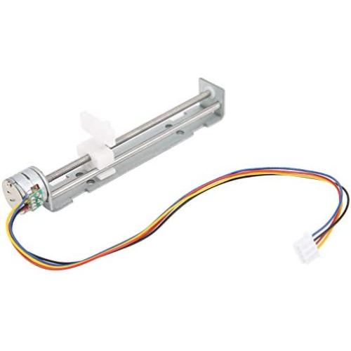 Electric Linear Guide Rail Motion Slide Actuator Module 80mm Stroke Driven by 2Phase 4Wire Stepper Motor for DIY CNC Linear Position Kit Engraving Machine