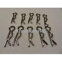 Vehicles-OCS Large Body Pins (Pack of 10) King Motor A060 Fits HPI Occus 5B 5T 5SC Buggy Truck