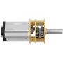 uxcell Micro Speed Reduction Motor DC 6V 100RPM with Full Metal Gearbox 0.18A Electric Gear Box Motor with 2 Terminals for DIY RC