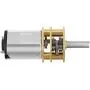 uxcell Micro Speed Reduction Motor DC 6V 200RPM with Full Metal Gearbox 0.18A Electric Gear Box Motor with 2 Terminals for DIY RC