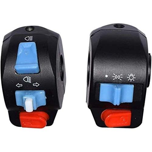Rudder Switch Spare Handle Bar Left and Right Horn Beep Electric Start Controller 7/8
