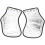 2pcs Universal Motorcycle PU Heat Deflector Engine Heating Insulation Cushion Saddle Guard Leather Side Saddle Heat Shield Deflector