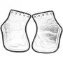 2pcs Universal Motorcycle PU Heat Deflector Engine Heating Insulation Cushion Saddle Guard Leather Side Saddle Heat Shield Deflector