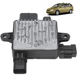 Qiilu Fan Control Module Engine Cooling Fan Controller Module Car Engine Radiator Fans ABS Alloy 25385‑4D900 Replacement for Kia Sedona 2006‑2014
