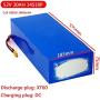 Wnicek 52V 26Ah 30Ah 14S10P E-Bike Lithium Battery High Capacity Customizable Battery Pack for Motor Within 1500W Used for Electric Scooters Motorcycle Tricycles with Charger