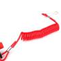 Acouto Kill Switch with Lanyard Outboard Motorcycle ATV Lawn Mowers 12VDC Emergency Engine Kill Stop Switch with Tether Lanyard Cord Handlebar Engine Start Stop Kill Button Switch Universal