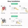 Smart Switch Button Pusher: Wireless App or Timer Control, No Wiring, Smart Bluetooth Fingerbot for Light Switch Doorbell Coffee Maker Fan, Add Gateway Compatible with Alexa, Google Home (Black)